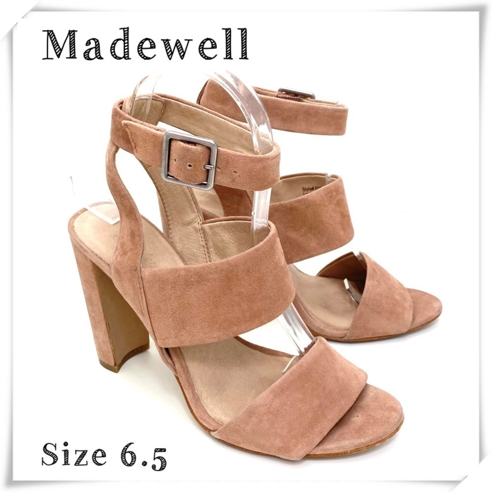 MADEWELL The Octavia Sandal in Mauve Pink Size 6.5 Style #E0204